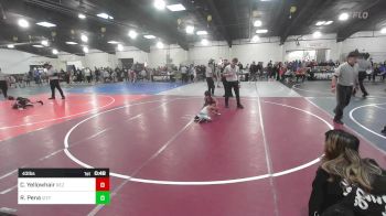 43 lbs Quarterfinal - Cain Yellowhair, Rez Kids vs Remi Pena, Izzy Style NM Beast