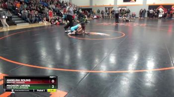 G-5 lbs Round 3 - Madison Larsen, Cedar Rapids Jefferson vs Angelina Roling, Highland, Riverside