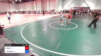 138 lbs Round Of 32 - James Roan, Montana Disciples vs Lucian Simpson, Grindhouse WC