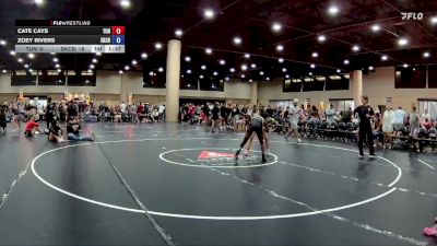 110 lbs Round 1 (4 Team) - Cate Cays, Team United vs Zoey Rivers, Skull And Crossbones