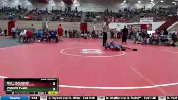 160 lbs Cons. Round 2 - Roy Thornbury, Hagerstown Wrestling Club vs Conner Evans, Paoli