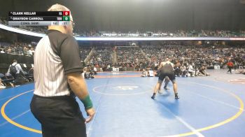 3A 190 lbs Cons. Semi - Grayson Carroll, Trinity High School vs Clark Kellar, Pasquotank County High School