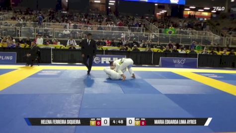 Maria Eduarda Lima Ayres vs Helena Ferreira Siqueira 2025 Pan Jiu Jitsu IBJJF Championship