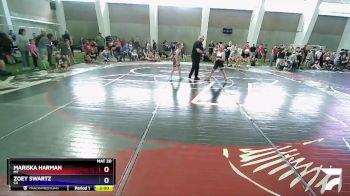 93-100 lbs Round 1 - Mariska Harman, MT vs Zoey Swartz, CA