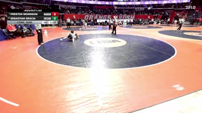 3A 106 lbs Cons. Semi - Sebastian Gracia, Chicago (Mt. Carmel) vs ...