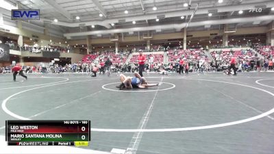 160 lbs Cons. Round 2 - Leo Weston, Mile High vs Mario Santana Molina, Wesley