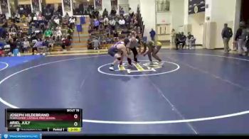 172 lbs Quarterfinal - Ariel July, St James vs Joseph Hildebrand, Montgomery Catholic Prep School