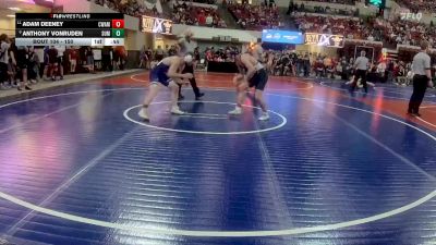 150 lbs Champ. Round 1 - Adam Deeney, Club Wrestling At MSU vs Anthony VonRuden, Terry Wrestling CLub