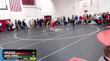 114 lbs Quarterfinal - Carlos Diaz, Southport Wrestling Club vs Ezekiel Perdue, New Castle Youth Wrestling