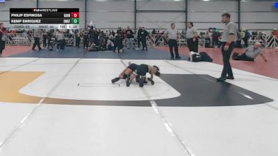 56 lbs Round 5 - 3:00pm Friday - Philip Espinosa, Cali Red vs Kemp Enriquez, Michigan S.W.A.T