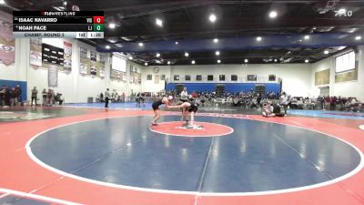 120 Boys Champ. Round 2 - Isaac Navarro, Vista vs Noah Pace, La Jolla