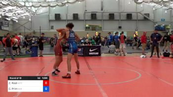 55 kg Round Of 16 - Zach Keal, Kansas Training Center vs Carson Prim, Nor Cal Take Down