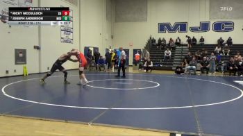 174 lbs 7th Place Match - Joseph Anderson, Modesto College vs Ricky McCulloch, Sierra College