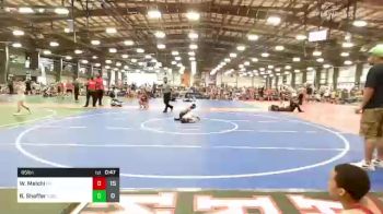 65 lbs Rr Rnd 2 - Wyatt Melchi, Fort Hammers vs Brantley Shaffer, Ride Out Wrestling Club Blue