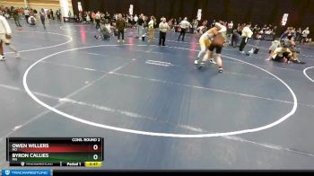 220 lbs Cons. Round 2 - Owen Willers, MO vs Byron Callies, MN