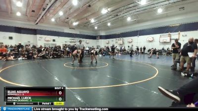 150 lbs Round 2 (4 Team) - Michael Lueck, Columbia (Burbank) vs Elias Aguayo, Kennewick 2