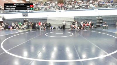 132 lbs Champ. Round 2 - Axel Jones, Sandpoint Legacy Wrestling Club vs Owen Thayn, Challis Blackheart Wrestling Club