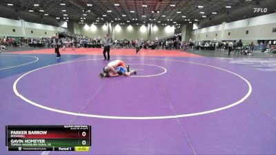 190C Quarterfinal - Gavin Homeyer, Topeka-Washburn Rural HS vs Parker Barrow, Rockwall