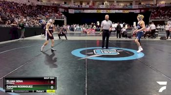 5A 121 lbs 5th Place Match - Elijah Sena, La Cueva vs Damian Rodriguez, Capital
