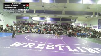 Girls 102 lbs 1st Place Match - Aaliyah Jurado, Live Oak Girls vs Marlye Wongraat, Chico Girls