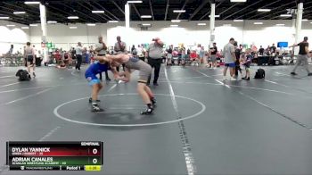 130 lbs Semifinal - Dylan Yannick, Owen J Robert vs Adrian Canales, Scanlan Wrestling Academy