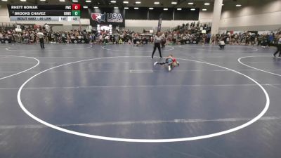 49 lbs Cons. Sub-semis - Brooks Chavez, Backyard Brawlers Wrestling Club vs Rhett Nowak, Perrysburg Wrestling Club