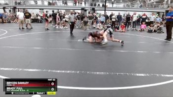 96 lbs Round 5 (6 Team) - Brycen Dawley, POWA vs Brady Full, Mat Assassins Black