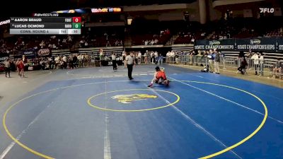 D 1 126 lbs Cons. Round 4 - Lucas Ocmond, Baton Rouge vs Aaron Braud, Fontainebleau