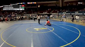 D 1 126 lbs Cons. Round 4 - Lucas Ocmond, Baton Rouge vs Aaron Braud, Fontainebleau