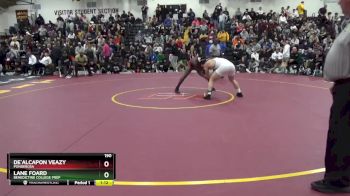 190 lbs Semifinal - De`Alcapon Veazy, Ponderosa vs Lane Foard, Benedictine College Prep