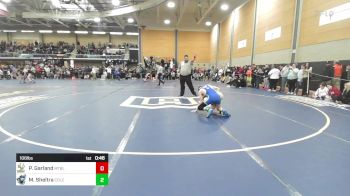 106 lbs Consi Of 8 #2 - Preston Garland, Mt. Blue vs Mason Sheltra, Colchester