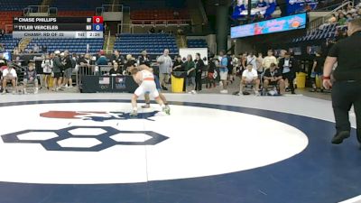 120 lbs Champ. Rd Of 32 - Chase Phillips, New York vs Tyler Verceles, Maryland