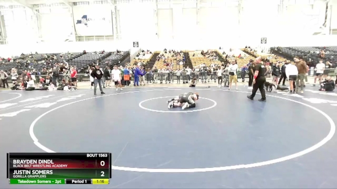 120 lbs Semifinal - Brayden Dindl, Black Belt Wrestling Academy vs ...