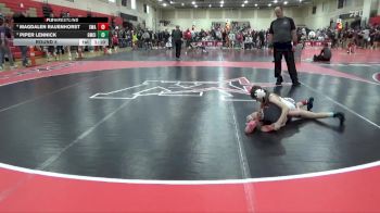 80 lbs Round 5 - Piper Lennick, Gorilla Wrestling Club, Inc vs Magdalen Rauenhorst, Summit Wrestling Academy