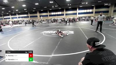 77 lbs Quarterfinal - Skyler Rainey, Contender Academy vs Uriah Barabin, Grindhouse WC