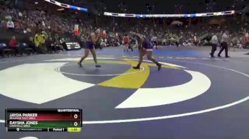 Quarterfinal - Daysha Jones, Louisville Girls vs Jayda Parker, Bellevue East Girls