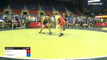 220 lbs Cons 32 #2 - Braydon Erb, Indiana vs Falemalama Weggen, Washington