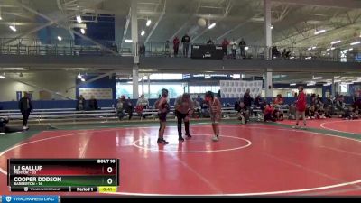 100 lbs Round 3 (8 Team) - Cooper Dodson, Barberton vs LJ Gallup, Mentor