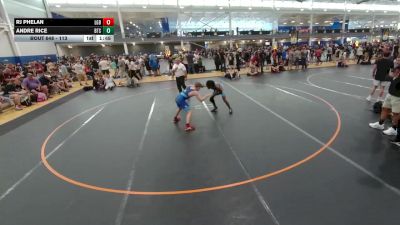 113 lbs Champ. Round 3 - Andre Rice, Beat The Streets-Chicago vs Rj Phelan, Lake Gibson Braves