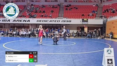 144 lbs 3rd Place - Caden Kelley, Bixby High School vs Vincent Cabral, Pomona