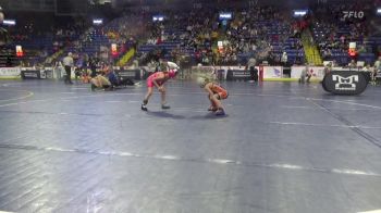 45 lbs Quarterfinal - Callie Brannon, Danville vs Alayna Hirst, Catasauqua