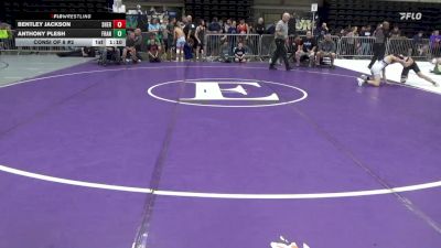 100 lbs Consi Of 8 #2 - Bentley Jackson, Shermans Dale vs Anthony Plesh, Franklin