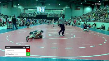 130 lbs Quarterfinal - T Judy, Georgia vs Braylon Woodard, Woodland Wrestling