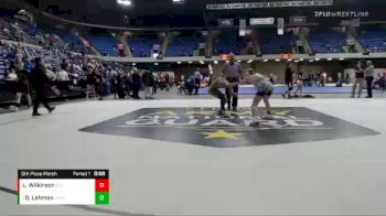 106 lbs 5th Place Match - Daniel Lehman, Hersey vs Levi Wilkinson, Edwardsville