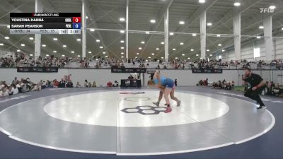145 lbs Youstina Hanna, Ohio Blue vs Sarah Pearson, Pennsylvania Blue