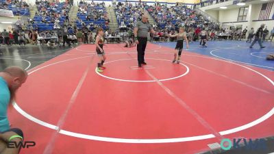 67 lbs Rr Rnd 3 - Ulrich Dyches, Bartlesville Wrestling Club vs Lachlan Forrest, Northeast Take Down Club