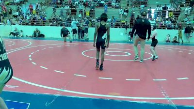 88 lbs Quarterfinal - Kameron Robertson, Junior MatDogs Wrestling vs Everett Jackson, Sequoyah Youth Wrestling Club