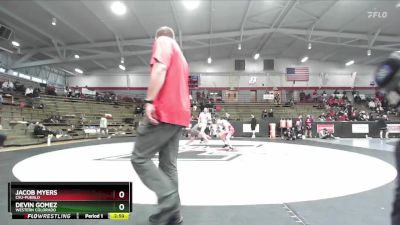133 lbs Cons. Round 7 - Jacob Myers, CSU-Pueblo vs Devin Gomez, Western Colorado