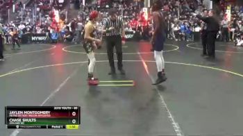 85 lbs Champ. Round 2 - Chase Shults, Zeeland WC vs Jaylen Montgomery, Metro Detroit Region Affiliated