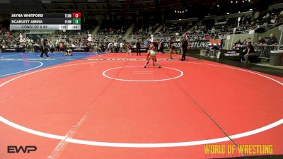 68 lbs Consi Of 8 #2 - Jayna Whitford, TEAM PRIDE ACADEMY vs Scarlett Amina, Flow Academy Honolulu, HI